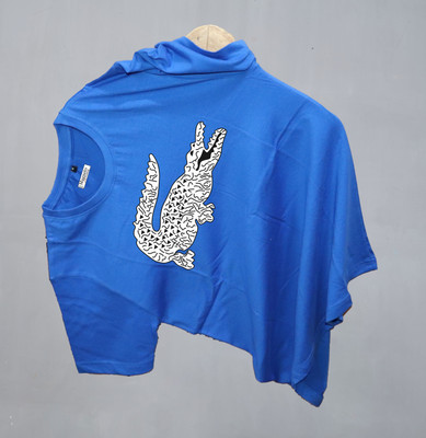 Magneto Printed Men Round Neck Blue T-Shirt