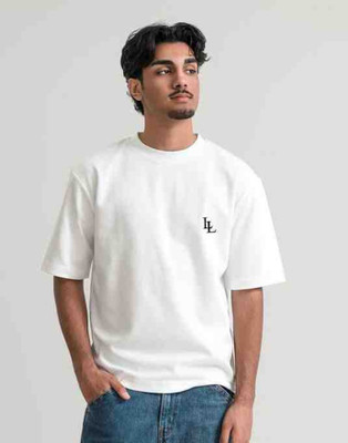 Lucyluciaa Solid Men Round Neck Dark Green T-Shirt