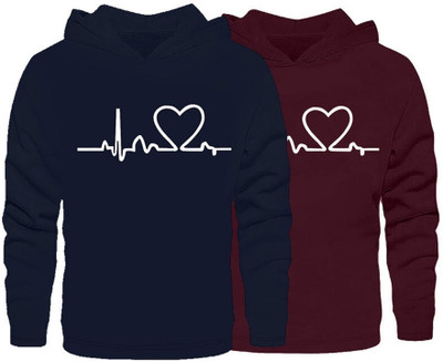 FastColors Printed Men Hooded Neck Multicolor T-Shirt