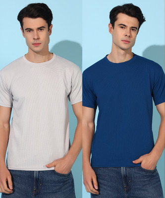 METRONAUT Solid Men Round Neck Multicolor T-Shirt