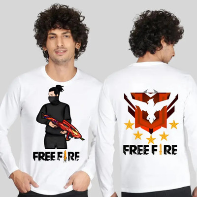 YRRA Printed Men Round Neck White T-Shirt