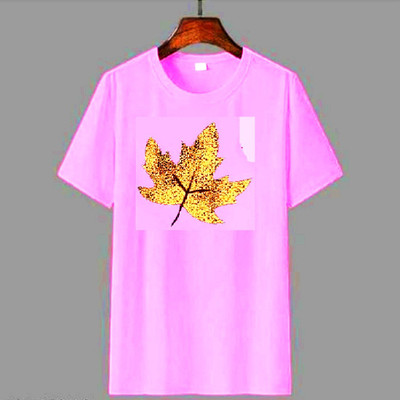 SAHAL FASHION Printed Men Round Neck Pink T-Shirt