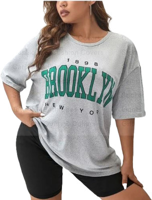 FASHA Printed Women Round Neck Multicolor T-Shirt