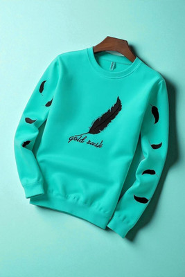 FASHIUM Printed Men Round Neck Green T-Shirt