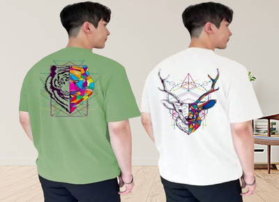 xpecto style Printed Men Crew Neck White T-Shirt