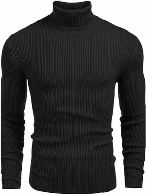 SHRIGANESH ENTERPRISES Solid Men High Neck Black T-Shirt