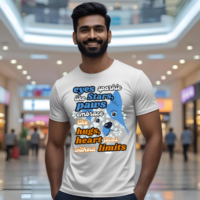 AMARAAMEE Graphic Print Men Round Neck White T-Shirt