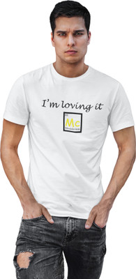 DOGAR ESSENTIALS Printed, Typography Men Round Neck White T-Shirt