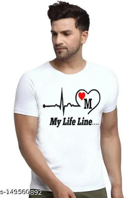Zenloop Styles Printed Men Round Neck White T-Shirt