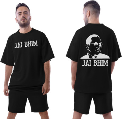 Be Crazy Printed Men Round Neck Black T-Shirt