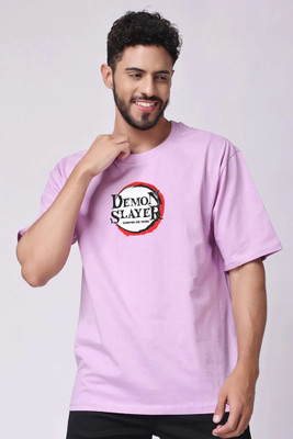 sova legacy Graphic Print Men Round Neck Purple T-Shirt