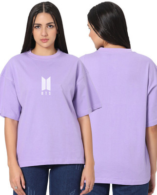 Besick Solid Women Round Neck Grey T-Shirt