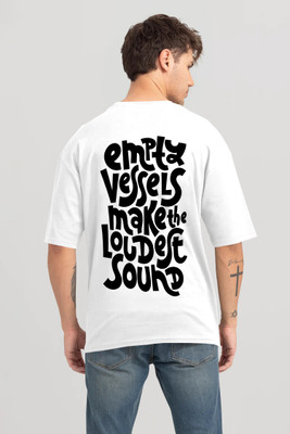 Triptee Graphic Print Men Round Neck White T-Shirt