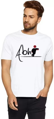 laxmi yashoda enterprises Printed Men Round Neck White T-Shirt