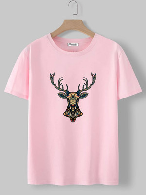 Magneto Graphic Print Men Round Neck Navy Blue T-Shirt