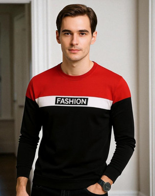 Autna Printed Men Round Neck Red T-Shirt