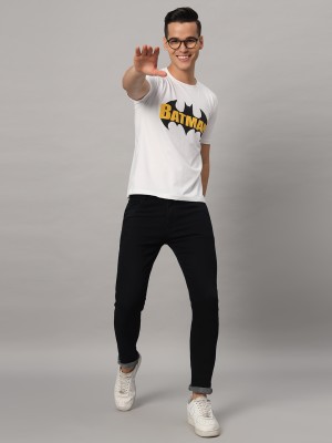 Yung Gun Printed, Typography Men Round Neck Multicolor T-Shirt