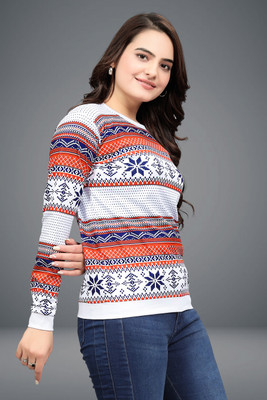 VGHC FASHION Printed Women Round Neck Maroon T-Shirt