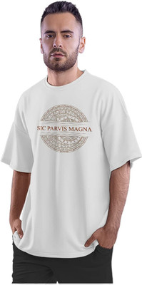 KRYONIX Solid Men Round Neck White T-Shirt