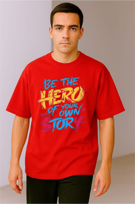 goodsign Printed Men Round Neck Black T-Shirt