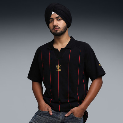 PUMA Printed Men Polo Neck Multicolor T-Shirt