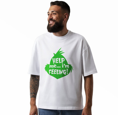 Seek Buy Love Printed Men Round Neck White T-Shirt