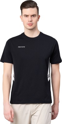 RED TAPE Printed Men Round Neck Black T-Shirt