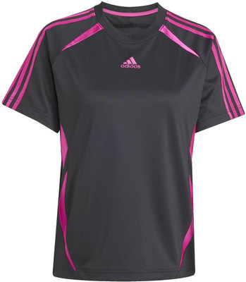 ADIDAS Solid Men Crew Neck Purple T-Shirt