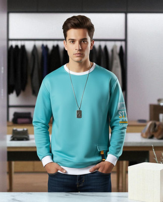 FASHIUM Printed Men Round Neck Green T-Shirt
