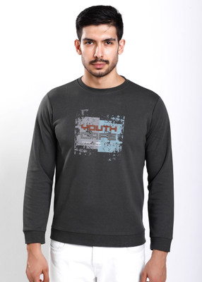 HIGHTRIBE Printed Men Round Neck White T-Shirt