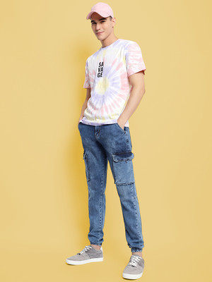 Belliskey Printed Men Round Neck Multicolor T-Shirt