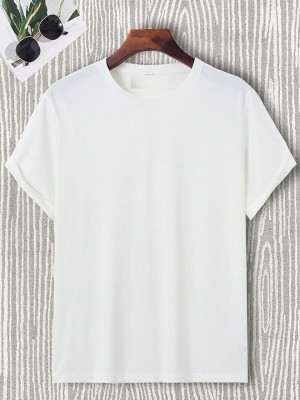 GLITO Printed Men Round Neck White T-Shirt