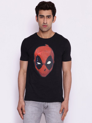 MARVEL By Metronaut Graphic Print Men Round Neck Maroon T-Shirt