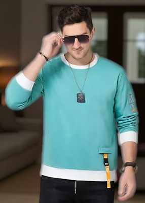 FASHIUM Printed Men Round Neck Green T-Shirt