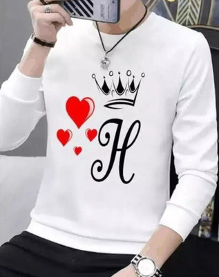 ApheFashion Graphic Print, Typography Men Round Neck White T-Shirt