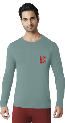ENZIKO Graphic Print Men Round Neck Green T-Shirt