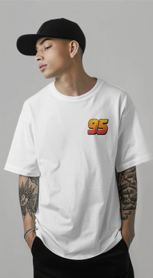 Harble Graphic Print Men Round Neck White T-Shirt