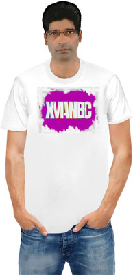 XMAN TEXTILES Graphic Print Men Round Neck White T-Shirt