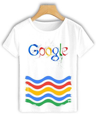 HamsaMART.com Striped, Typography Men Round Neck White T-Shirt