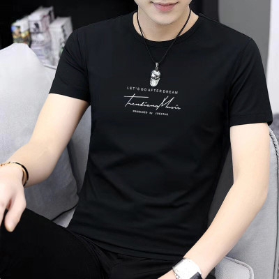 Axxitude Printed Men Round Neck Black T-Shirt