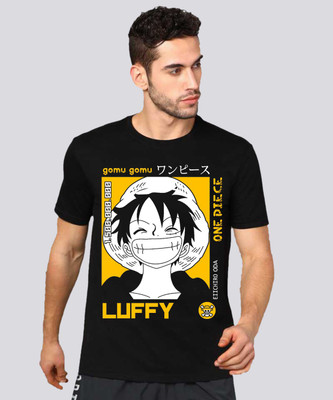 VIKCLIQUE Printed Men Round Neck Black T-Shirt