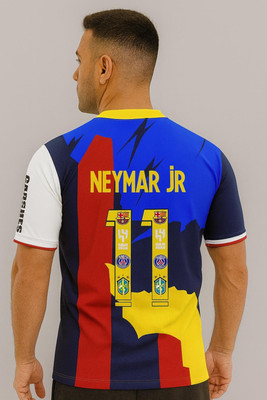 Playhard Printed Men Round Neck Multicolor T-Shirt