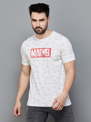 Fame Forever by Lifestyle Printed, Typography Men Round Neck White T-Shirt