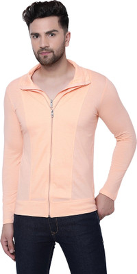 Tresna Trending Solid Men Polo Neck Beige T-Shirt