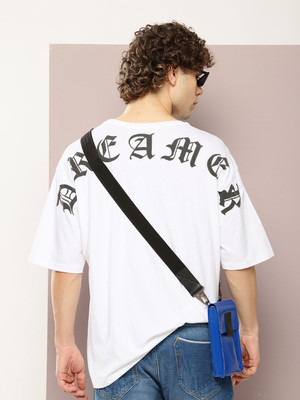 Kook N Keech Printed Women Round Neck White T-Shirt