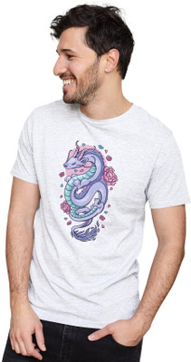 TheFreedomStore Printed Men Round Neck White T-Shirt