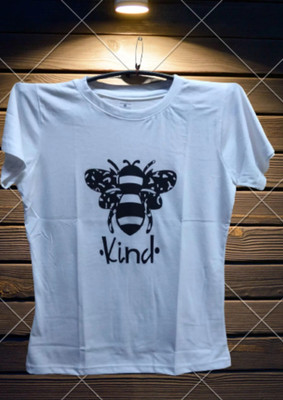 Marvent Dk Women Printed Women Round Neck White T-Shirt