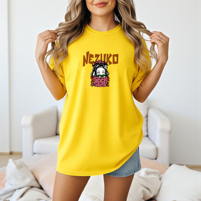 Pling Bling Printed Women Round Neck Yellow T-Shirt