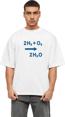 DeRaDA Graphic Print Men Round Neck White T-Shirt