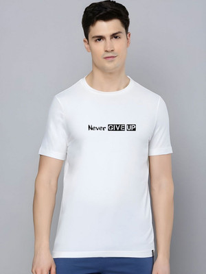 SZN Printed Men Round Neck White T-Shirt